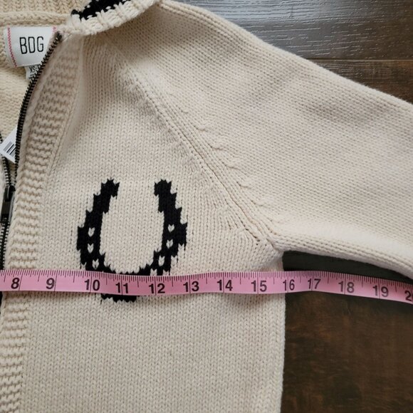 Urban Outfitters BDG Horse Knit Cardigan Women XS Intarsia Country Western Prep - Picture 6 of 7